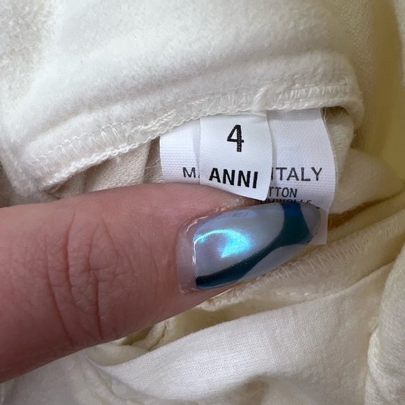 La Perla Kids Girls Off White Pants size 4 - Picture 6 of 7